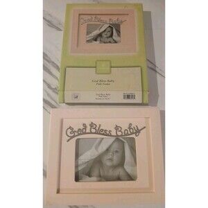 Frames of Faith "God Bless This Child" Pink  Photo Frame – NEW